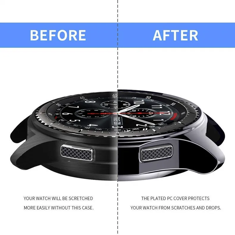Чехол для Galaxy Watch, 46 мм, 42 мм, активный, 40 мм, тонкий, мягкий, TPU, силиконовый, ультра тонкий, цветной, покрытие, чехол для samsung gear S3