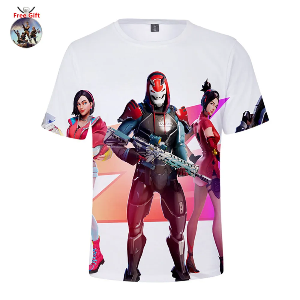 Бежевый Kids Summer T Shirts Battle Royale Beach Short Pants Men T-shirt Game Season 9 Women Tee Black Knight Cosplay Costume Teenagers - Цвет: Бежевый
