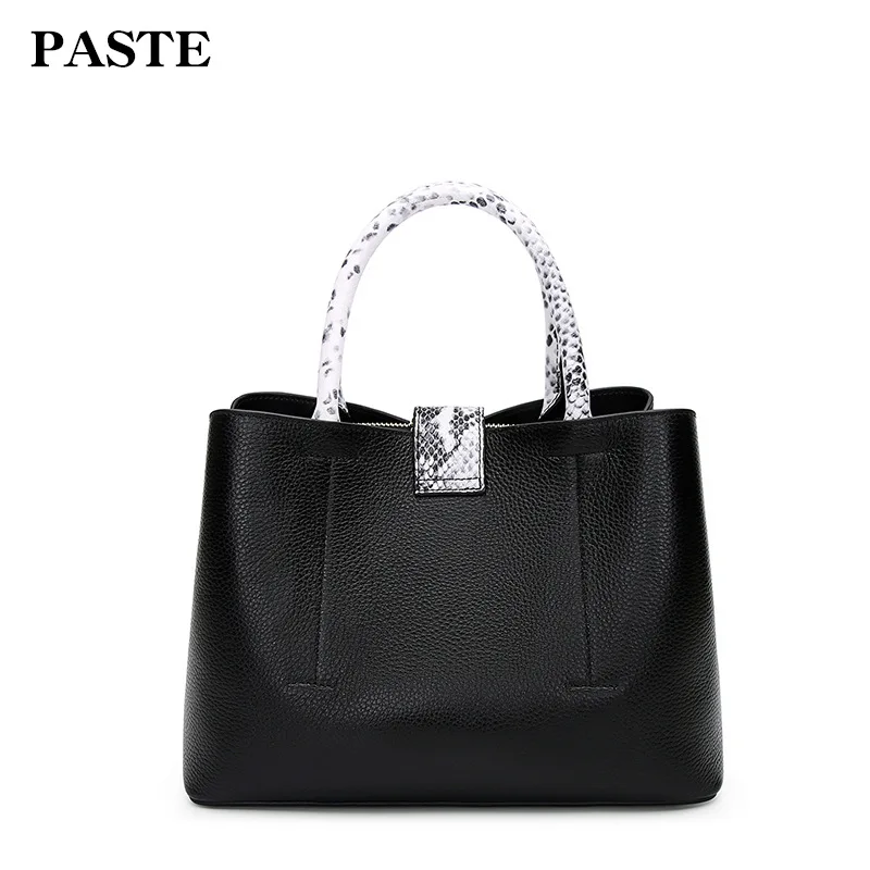 Новинка 2018 Брендовая женская сумка с ручкой под змеиную кожу через плечо из