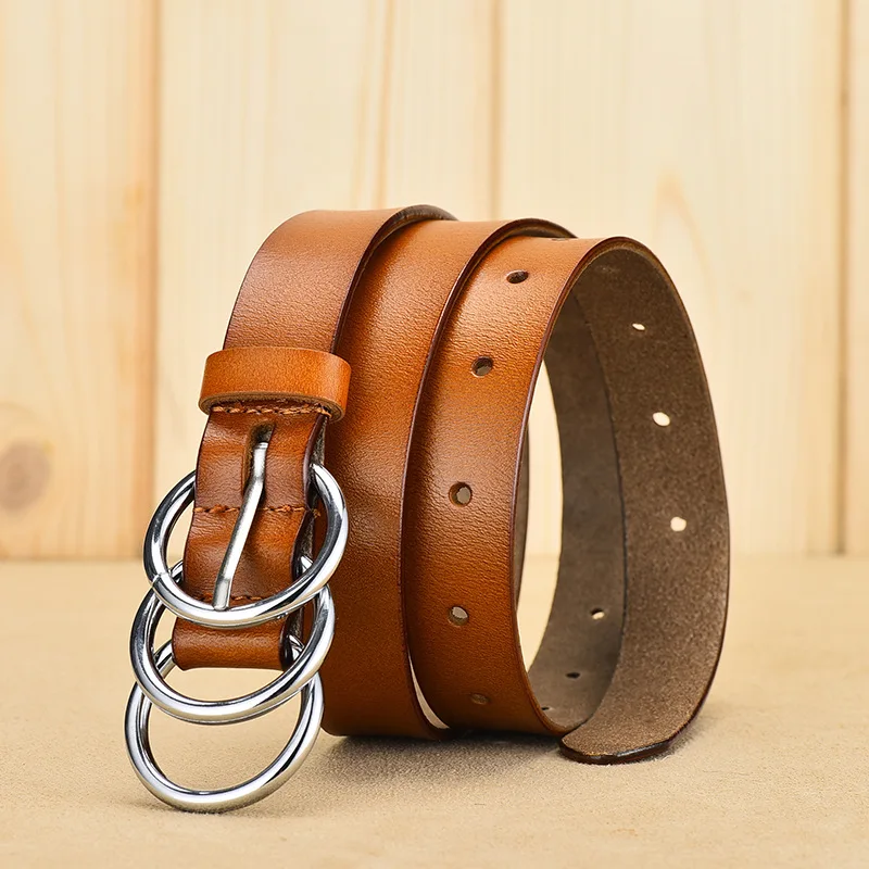 Узкие Роскошные Дизайнерские брендовые ремни G для женщин из натуральной кожи в