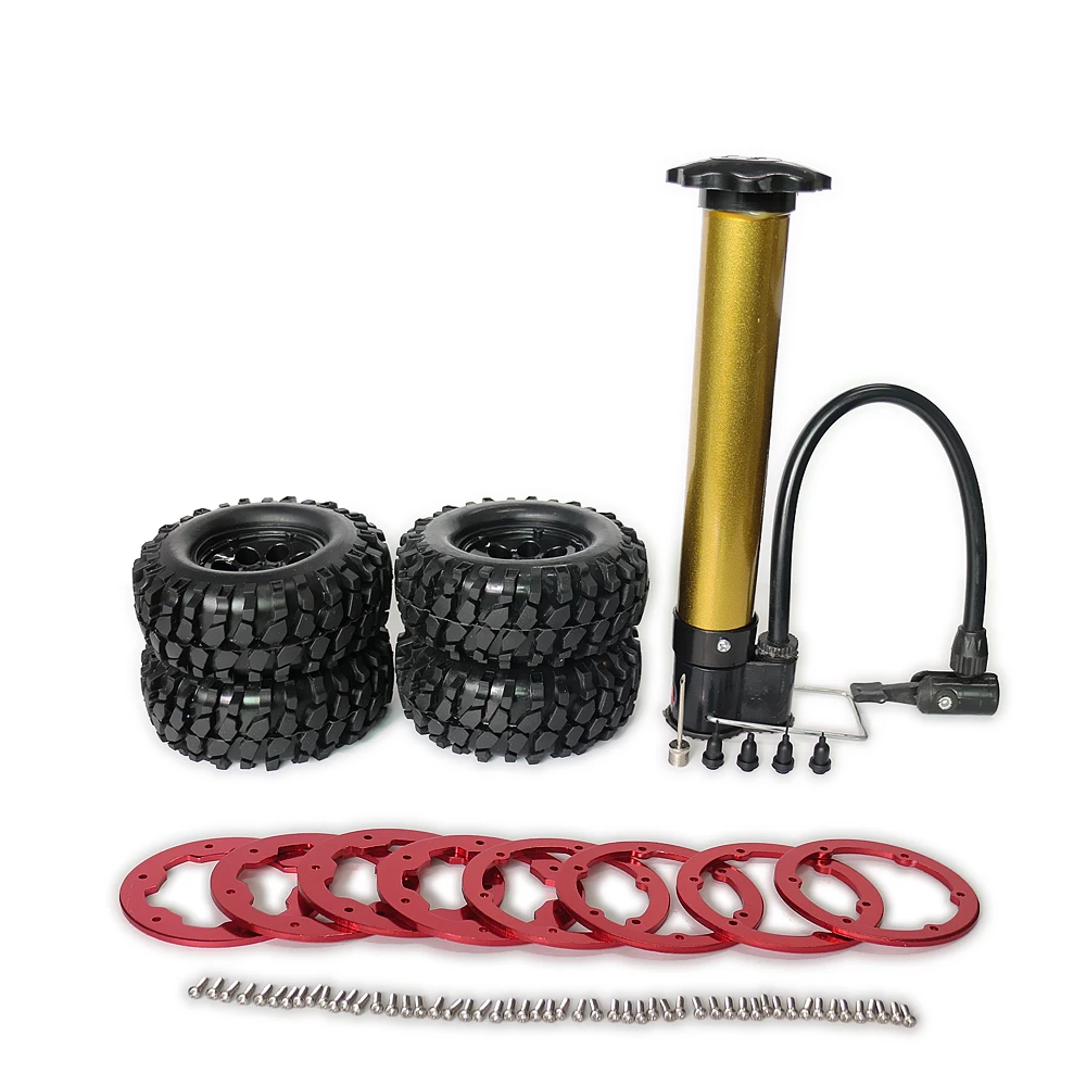 RC Car 4x96 мм наполненные воздухом надувные шарики 1 9 Bead блокировка колес протектора