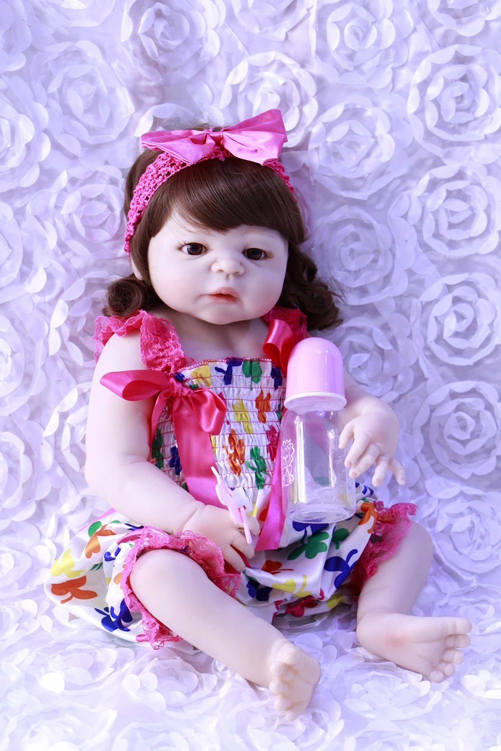 

57 см NPK Bebes Reborn куклы реалистичные полностью силиконовые куклы для маленьких девочек в милой одежде живые Детские Куклы как для девочек Playmate