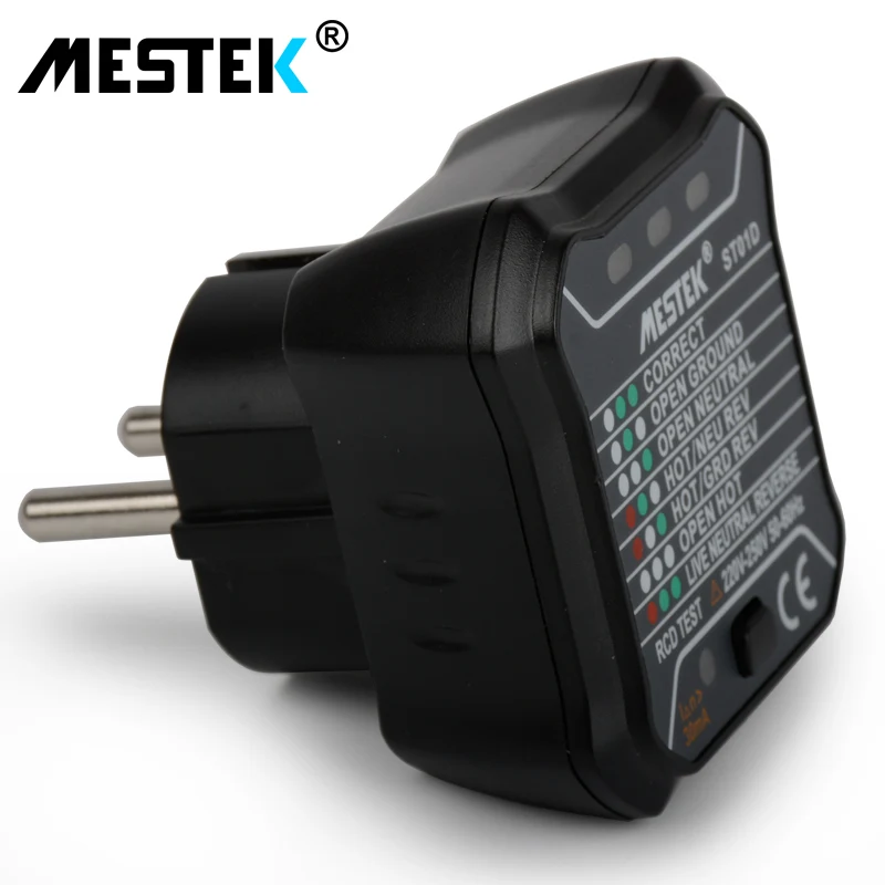MESTEK Цифровой вольтметр тестер с зарядным устройством диагностический для