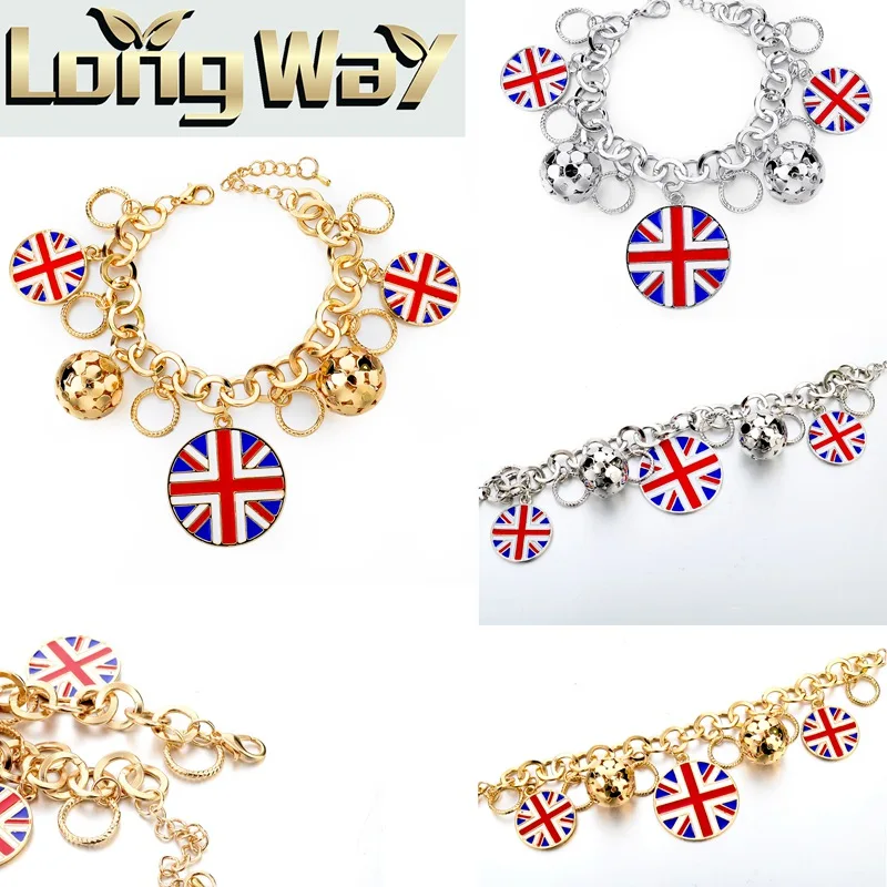 Новинка браслет LongWay с круглыми звеньями в английском стиле женские браслеты