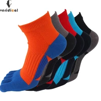 5 pairs cotton toe socks men boy mesh good quality bright color compression short five finger socks meias masculino mans socks
