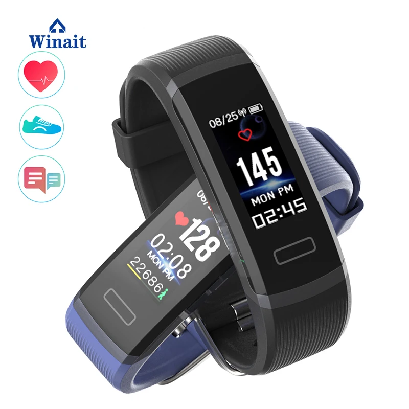 Winait GT101 модные Смарт фитнес браслет непрерывной сердечного ритма трекер Smartband