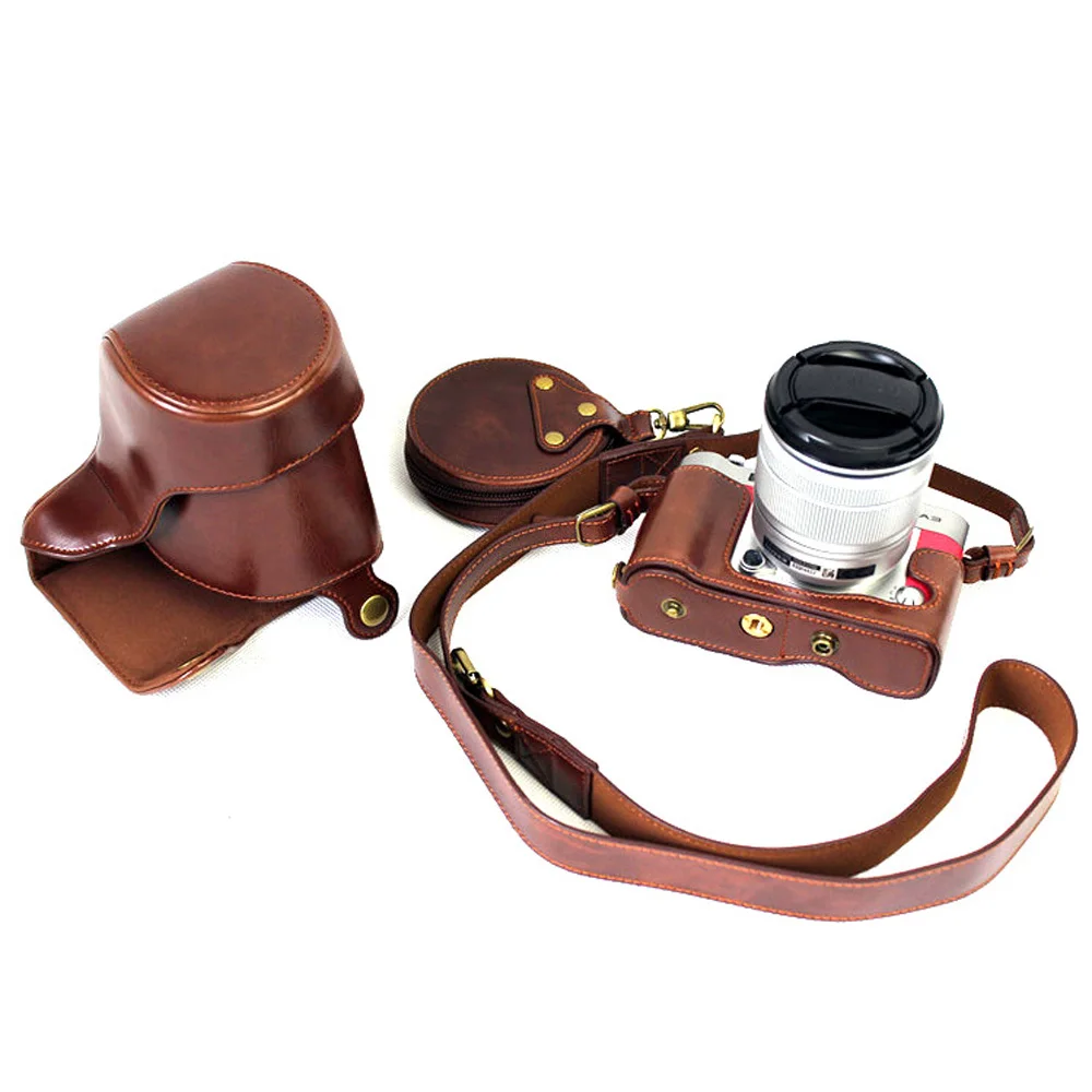 Новинка Роскошный чехол из искусственной кожи в стиле ретро для камеры Fujifilm XA3 X A3 XA10 FUJI XA 3 10 открытая батарея