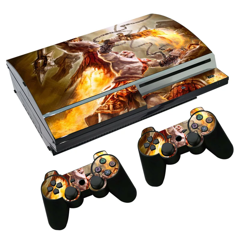Наклейка God of War для PS3 Fat PlayStation 3 консоль и контроллеры Skins виниловая