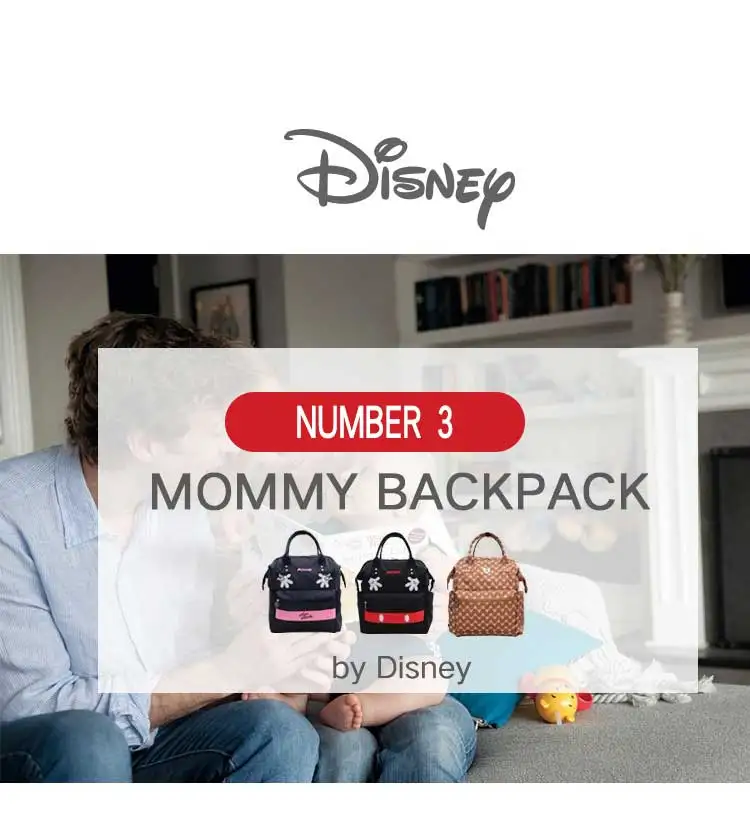 Disney Minnie Mummy сумка для подгузников для беременных брендовая Большая вместительная Детская сумка рюкзак для путешествий дизайнерская сумка для кормления уход за ребенком