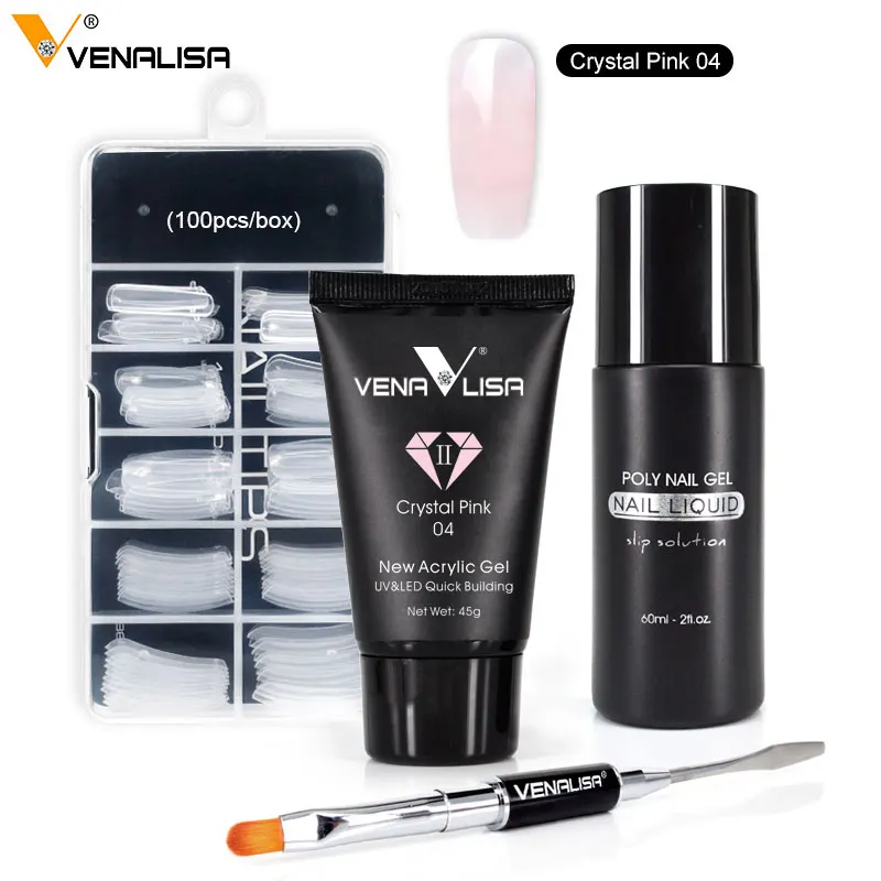 04 pen slip tips Venalisa дизайн ногтей полигель для ногтей французский гель для ногтей Constraction строительный желе поли гель акриловые скольжения решения Clearnser Plus для удаления - Цвет: 04 pen slip tips