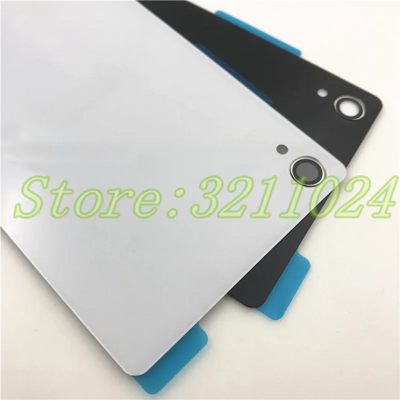 10 шт./лот для Sony Xperia Z3 L55T D6603 D6643 D6653 D6633 Задняя стеклянная крышка батарейного отсека