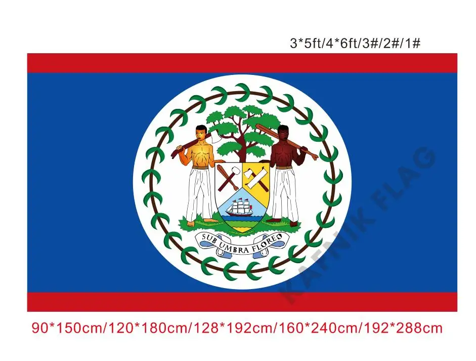 

KAFNIK,free shipping 90x150cm/128*192cm/160*240cm/192*288cm big flags Belize flags and banners for Indoor Outdoor Decorative