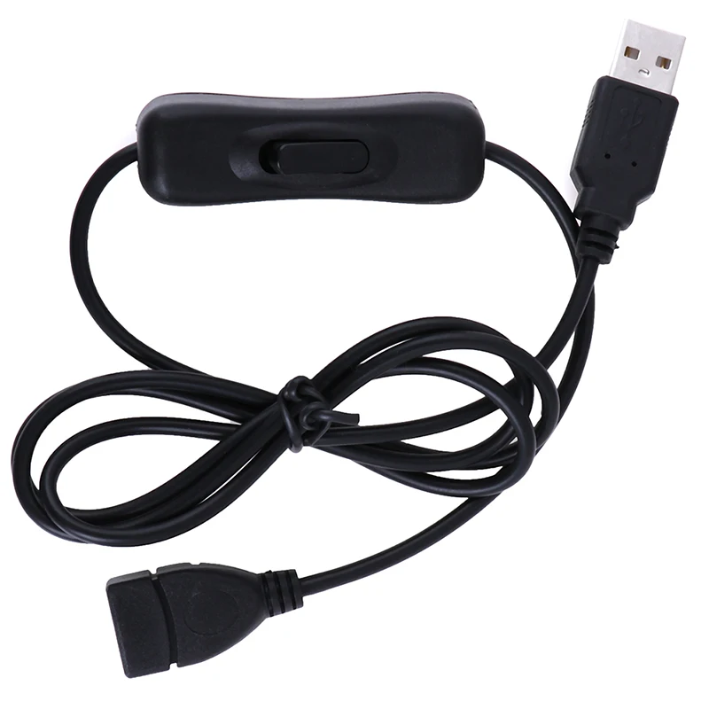 Новый 1 м USB кабель для мужчин и женщин переключатель вкл. Выкл. Кабель тумблер
