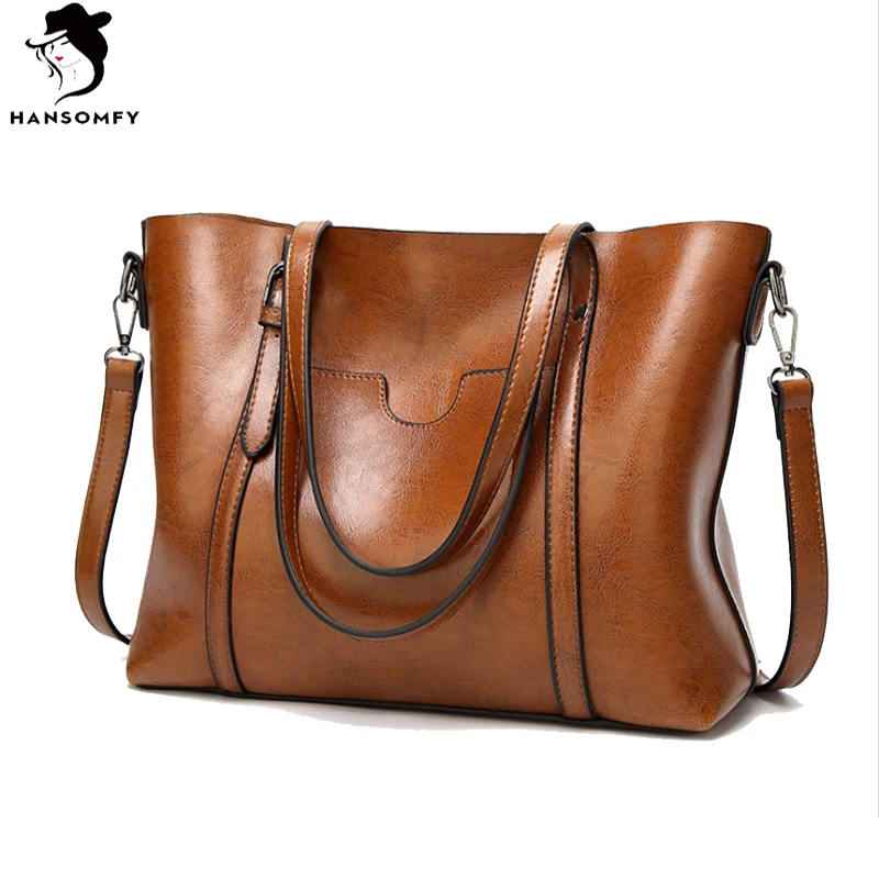 Hansomfy Для женщин Сумки Лакированная кожа Винтаж на плечо из искусственной кожи Tote