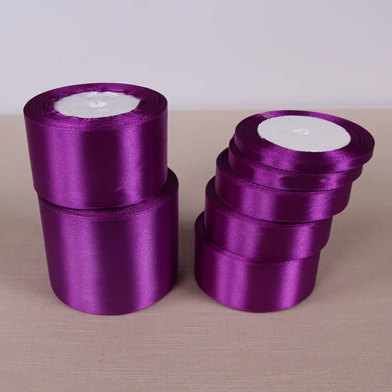 Шелковая атласная лента 25 ярдов|25 yard|satin ribbon weddingsilk satin |