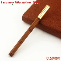 luxury writing gifts woodenmetal ballpoint pen 0 5mm black ink for office school stationery supplies writing ball pen