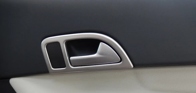 Нержавеющая сталь внутренняя дверная ручка крышки рамка отделка для Volvo C30 S40 V50 2004-2012 год