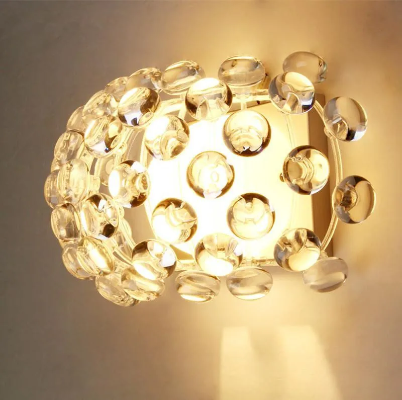 Новый современный настенный светильник Foscarini cabче акриловые гранулы жемчужный