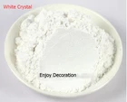 Супер яркий кристаллический белый слюдяной порошок 100 г, пигментный декор, перламутровый порошок, пыль для мыла, лака для ногтей, макияж