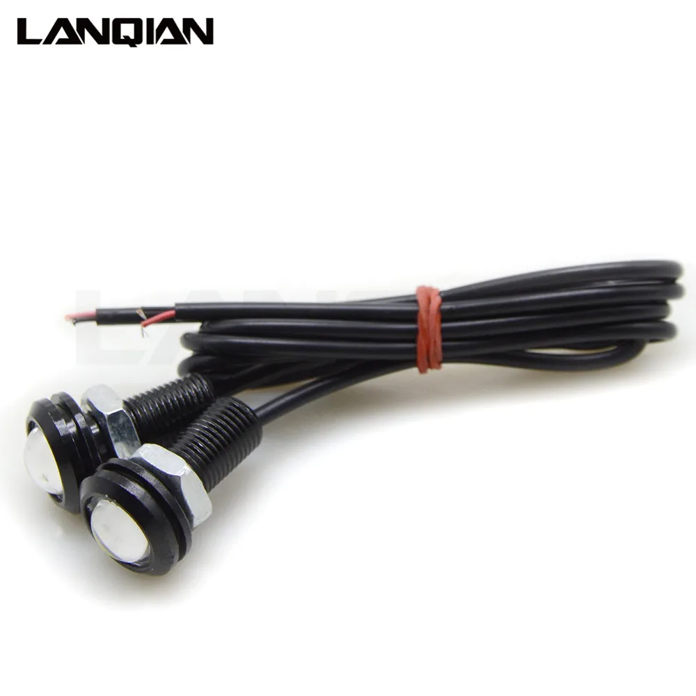 18 мм Автомобильный белый свет Led ДХО &quotОрлиный глаз&quot дневные ходовые огни