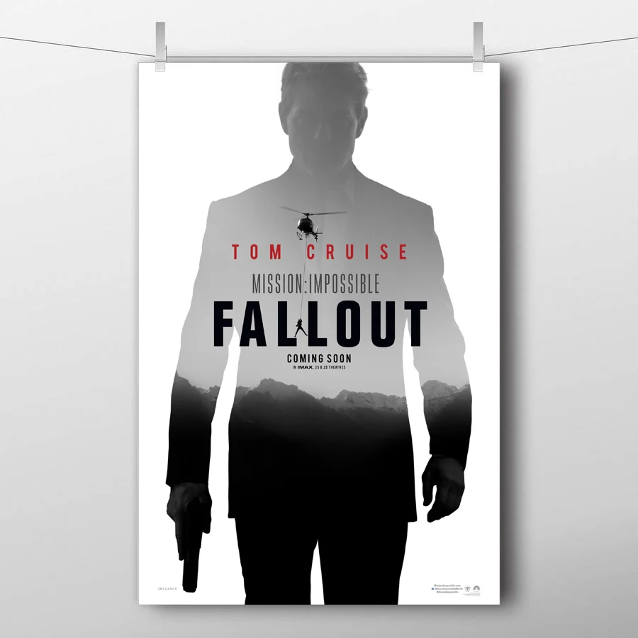 Фильм Миссия невозможно Том Круз настенный художественный постер картина принты