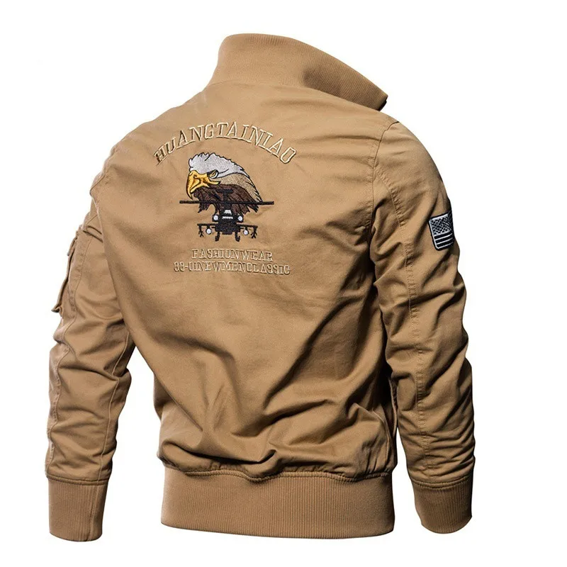 Новинка 2019 мужская осенне-зимняя куртка в стиле милитари хлопковые армейские