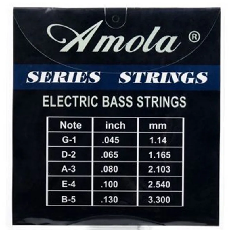 Amola AS115 045 130 Обмотка из никелевого сплава 5 электрических бас гитар детали