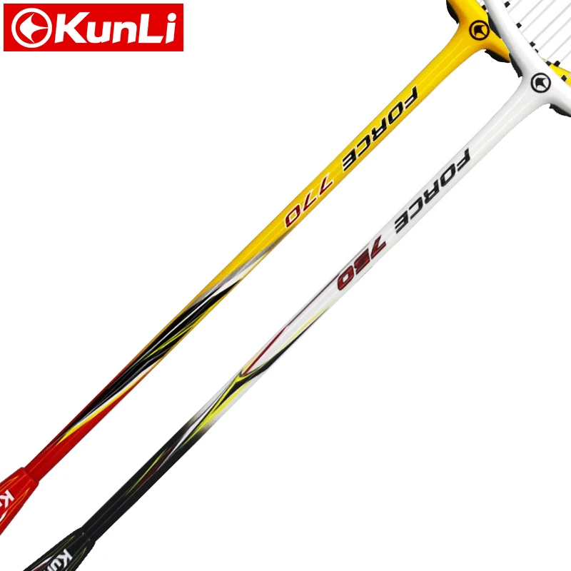 Оригинальная ракетка для бадминтона KUNLI FORCE 770/750 полностью карбоновая 3U