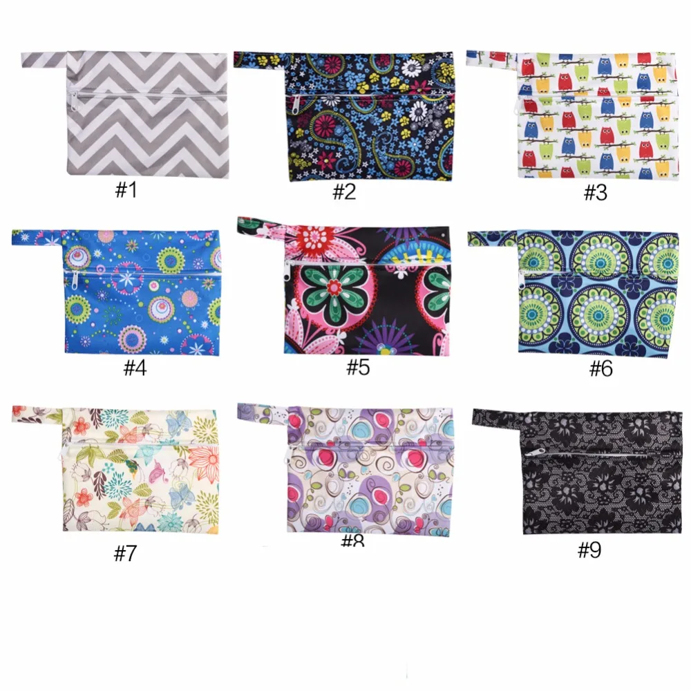 1 шт. моющиеся детские сумки для подгузников Влажные Сумки сумка многоразового