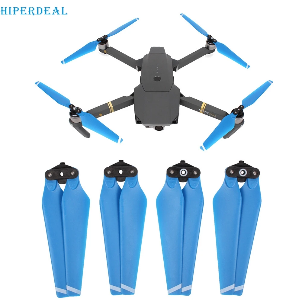 HIPERDEAL 2 пары/4 шт DJI Mavic Pro Platinum 8330 малошумные быстросъемные пропеллеры для