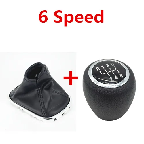 6 Speed Carlob 5/6 Скорость для Chevrolet ручка переключения рулевого механизма автомобиля рукоять рычага гетры загрузки крышка чехол Шевроле Cruze 2008-2012 - Название цвета: 6 Speed