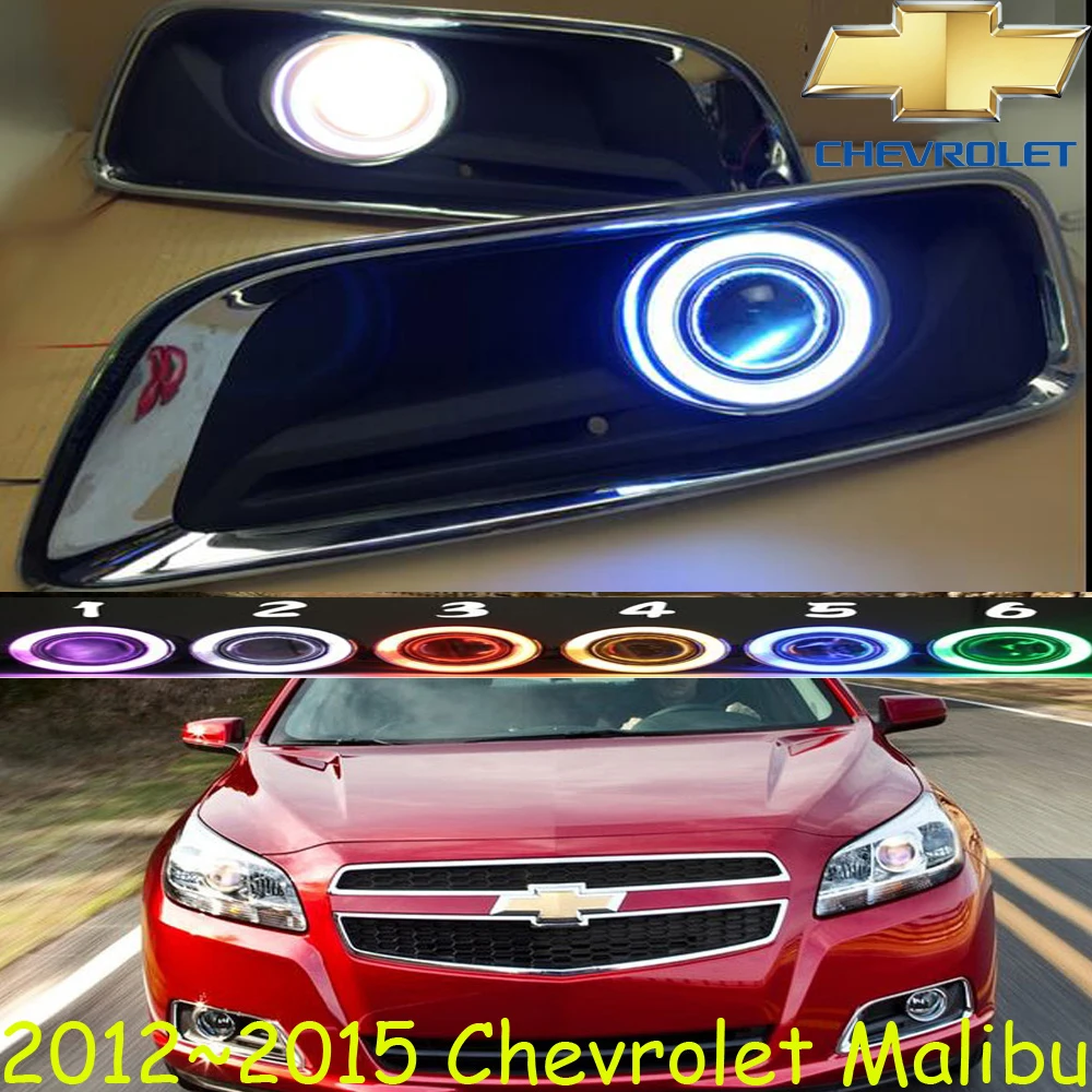 1 комплект 2012 ~ 2015y бампер автомобиля головной светильник для Chevrolet Malibu туман