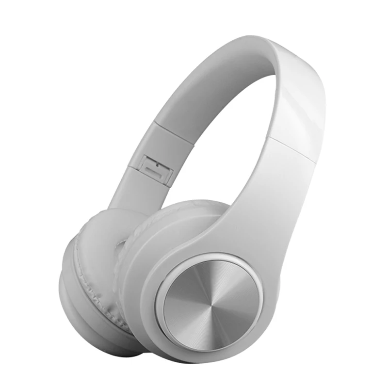 Белый Casque аудио bluetooth-наушники Складная гарнитура с Bluetooth беспроводные наушники портативные bluetooth-наушники с микрофоном для телефона - Цвет: Белый