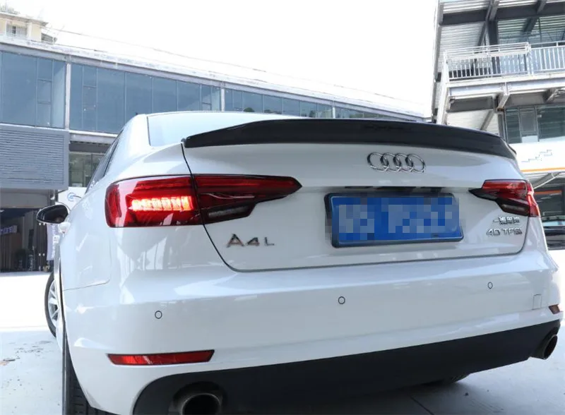 Спойлер из углеволокна для Audi A4 S4 RS4 2009- высококачественные Спойлеры авто аксессуары по EMS