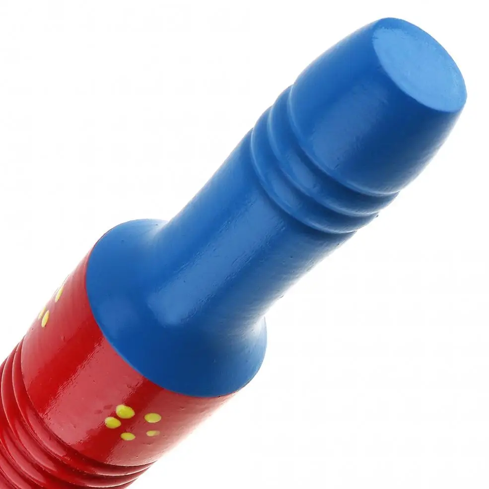 Colorful Sound Tube Wooden Crow Kid Children Gift Wood Sounder Musical Toy Percussion Education Instrument with Stick | Спорт и