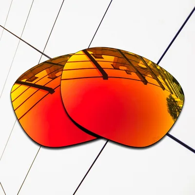 Fire Red Polarized E.O.S поляризованные Сменные линзы для Окли очки с защелкой-сортов цветов - Цвет линз: Fire Red Polarized