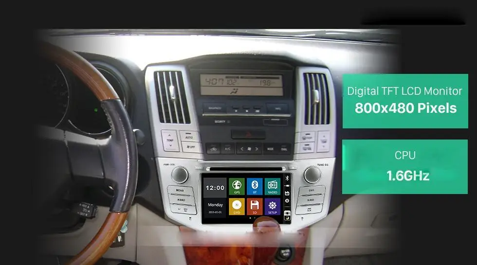 " автомобильный dvd-плеер с gps(опционально) CANBUS BT/tv, USB/SD, аудио Радио стерео, автомобильный мультимедийный головной убор для TOYOTA LEXUS RX330/RX350