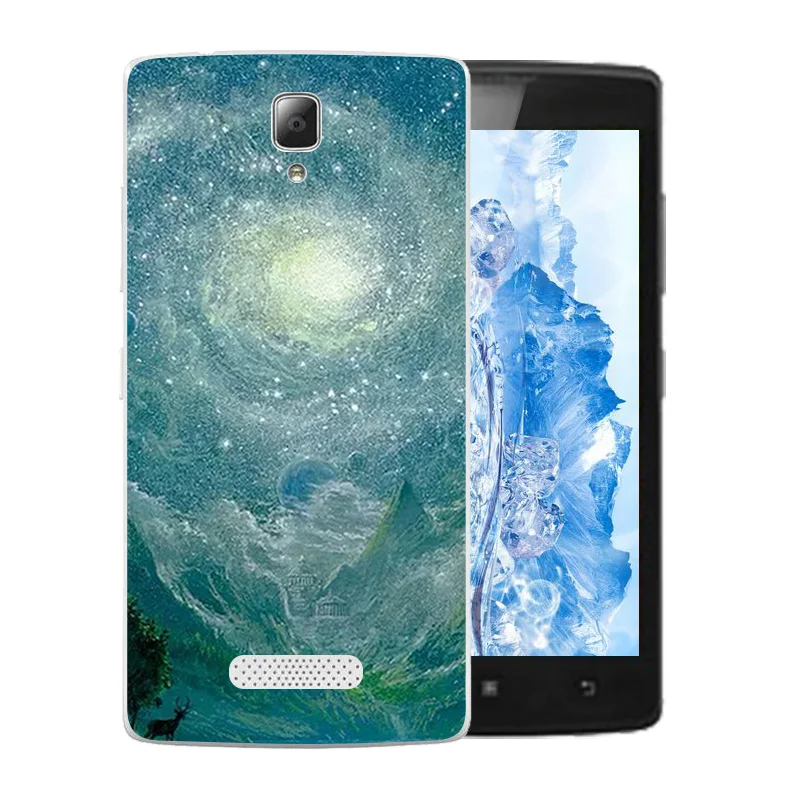 4 5 дюйма для Lenovo A2010 чехол телефона с рисунком звездного неба мягкий силиконовый