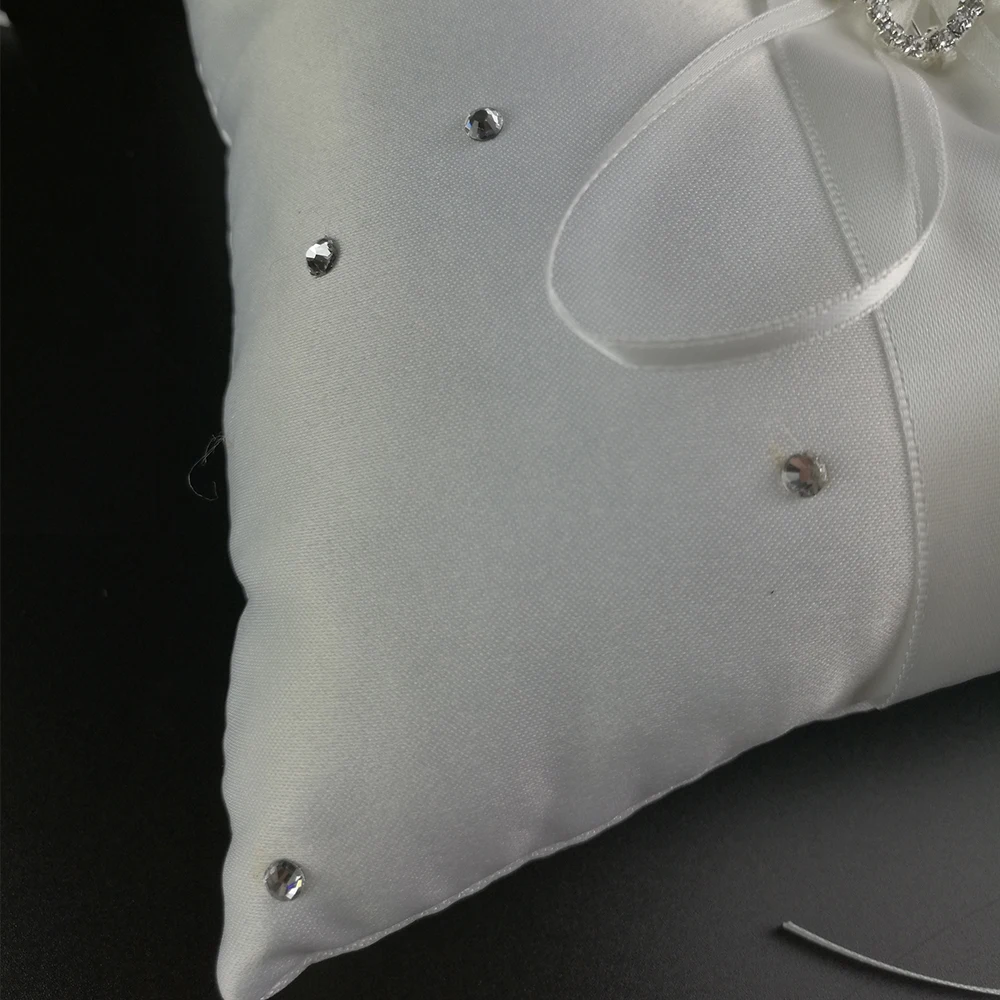 Свадебные украшения обручальное кольцо подушка Подушечка для колец украшение