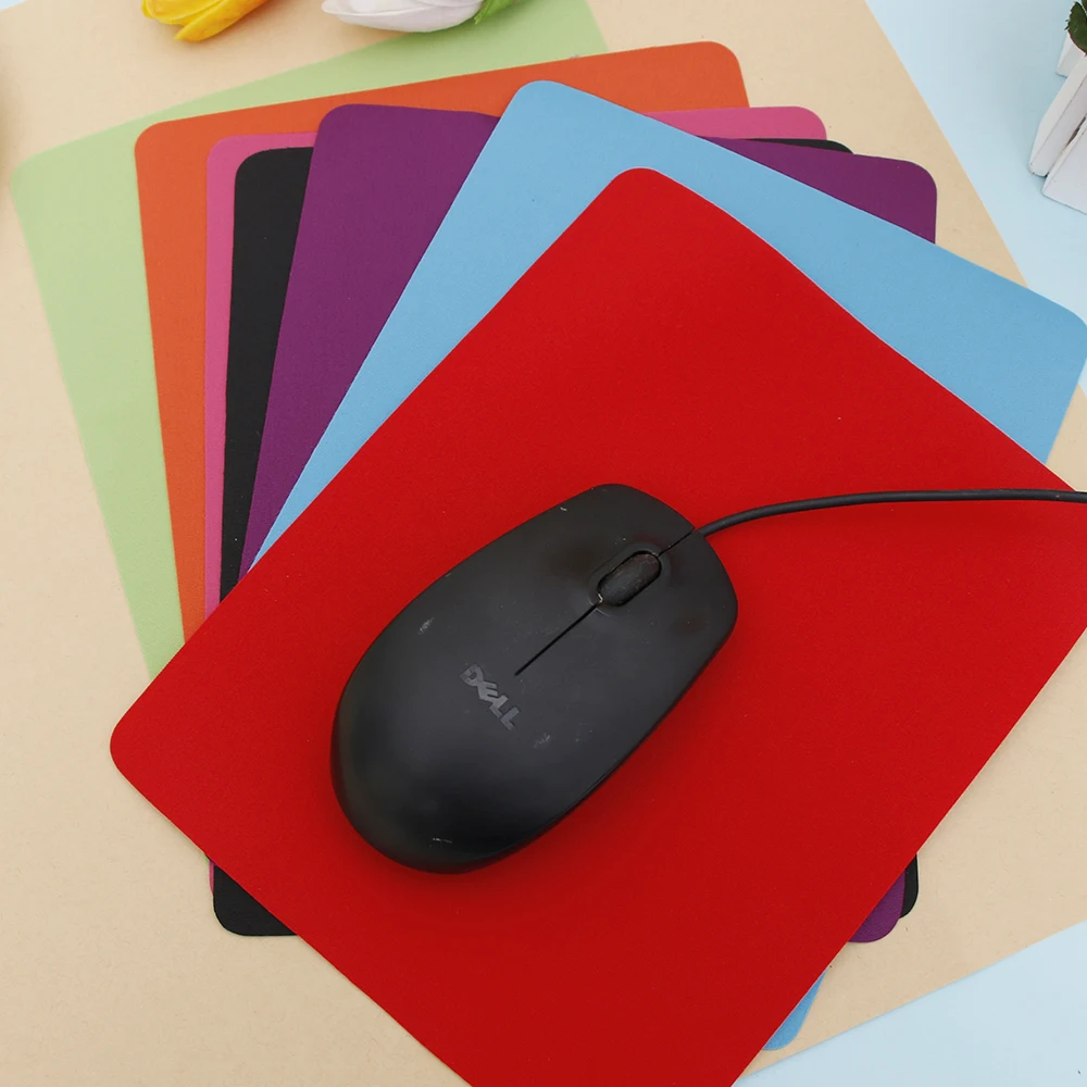 Hot Selling 7 colors Mouse Pad Gaming Mousepad Anti-slip Natural Rubber Gaming Mouse Mat drop shipping