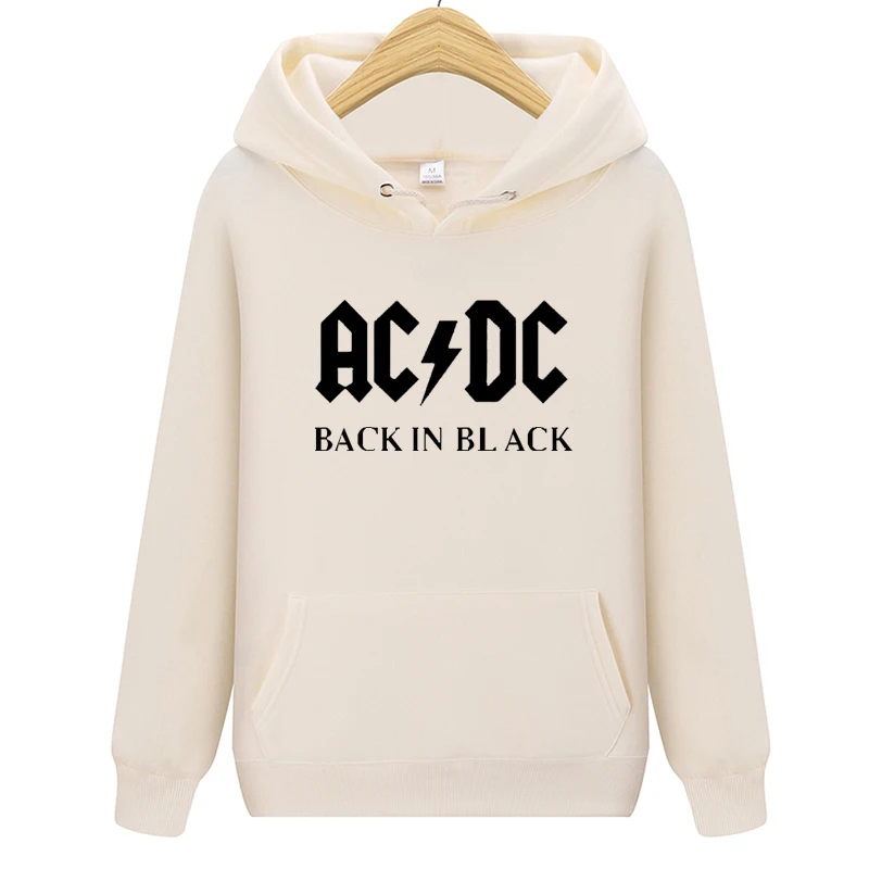 Мужская толстовка с капюшоном в стиле хип-хоп рок-группы ACDC, мужская повседневная уличная куртка, толстовки с капюшоном, мужская и женская брендовая одежда