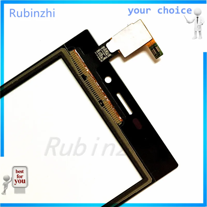 Сенсорный экран RUBINZHI мобильный телефон для Zera F rev.S сенсорный переднее стекло