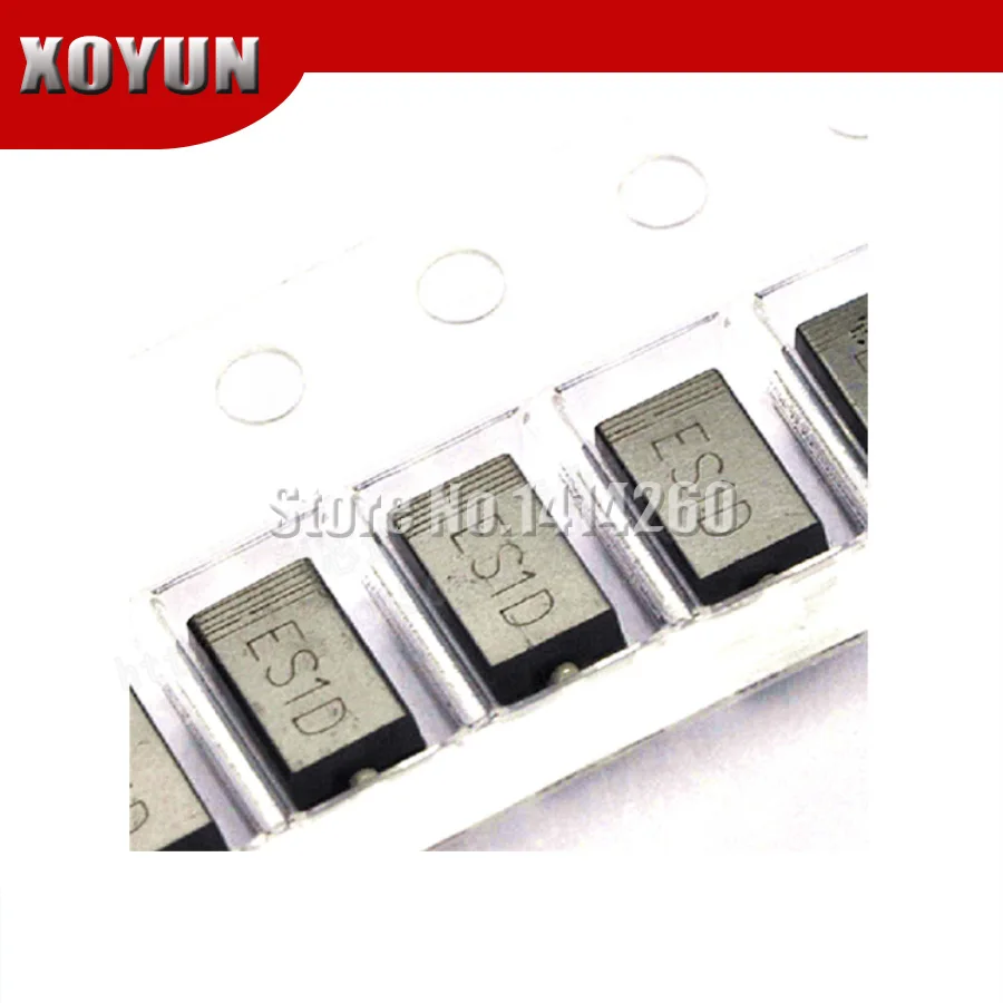 100 шт./лот выпрямительный диод SF14 1A 200V SMA ES1D