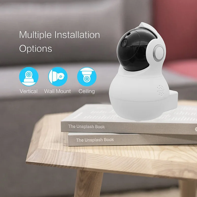 Умный дом HD 1080P Wifi IP камера Сеть PTZ камера системы безопасности приложение ночного видения двухстороннее аудио радионяня с 64G sd-картой