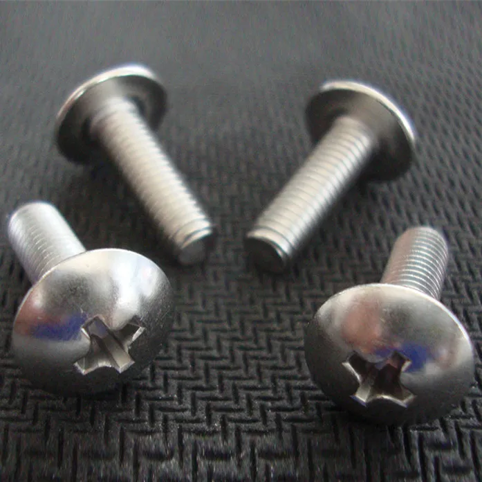 

100pcs/lot Stainless steel phillips mushroom head machine screw truss head screws M3*4/5/6/8/10/12/16/20/25/30/35/40/50