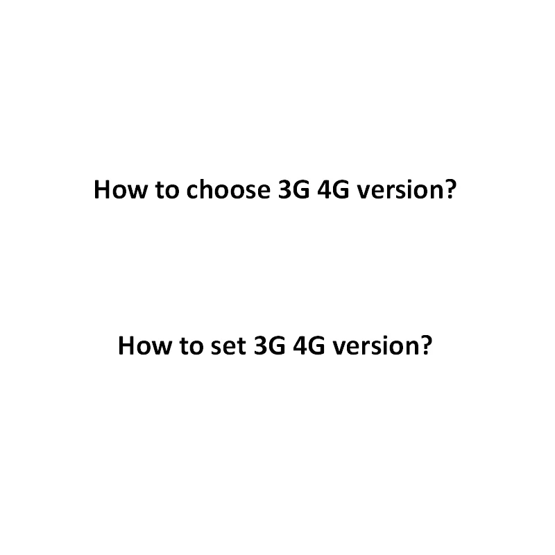 

По ссылке, как выбрать версию 3G 4G и сетевую настройку 3G 4G