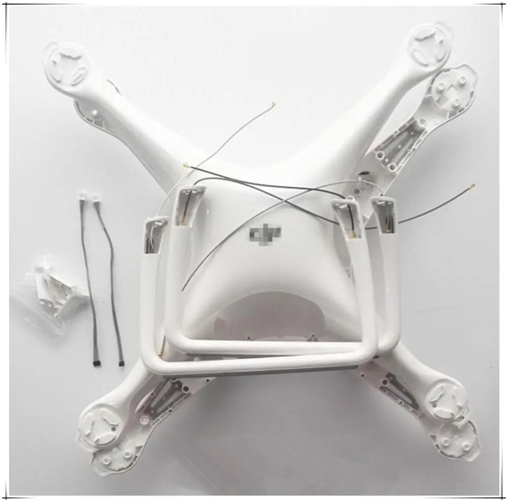 Темно-серый Phantom 4 Pro V2.0 натуральная верхняя+ Нижняя оболочка для DJI Phantom 4 Pro V2.0 корпус крышка чехол Аксессуары - Цвет: Темно-серый