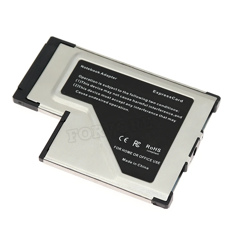 Экспресс-карта Expresscard 54 мм в 2-портовый двойной USB 3 0 USB3.0 концентратор конвертер