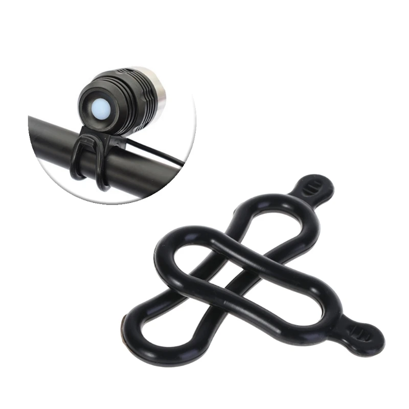 2pcs Bicycle Light Fixing Ring Rubber Elastic Flashlight Front Lamp Cycling Part | Спорт и развлечения
