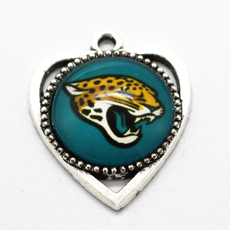 10 шт. футбольные ювелирные изделия Подвески Спортивные Джексон Ягуары подвесные